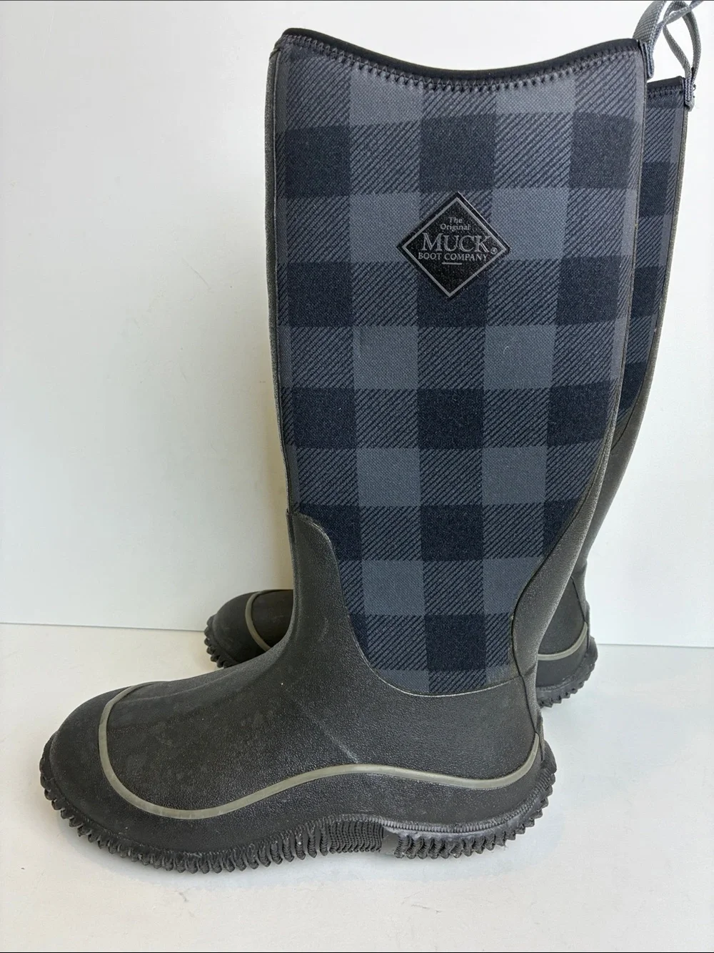 Muck Boot CO The Original- Hale Plaid Women’s Size 7 Tall Waterproof Boots